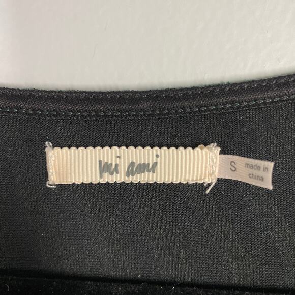 Mi Ami, Size Small, Green & Black Geometric Bodycon Dress, Party, Sparkly, EUC - Picture 5 of 7